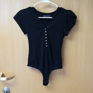Black leotard shirt